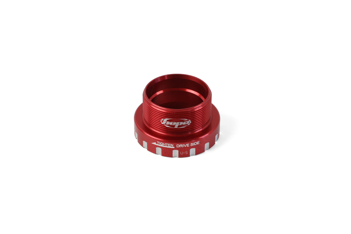 Hope 24mm Bottom Bracket Drive Side Cups - Red