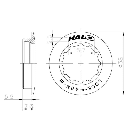 Halo HG Cassette Lockring
