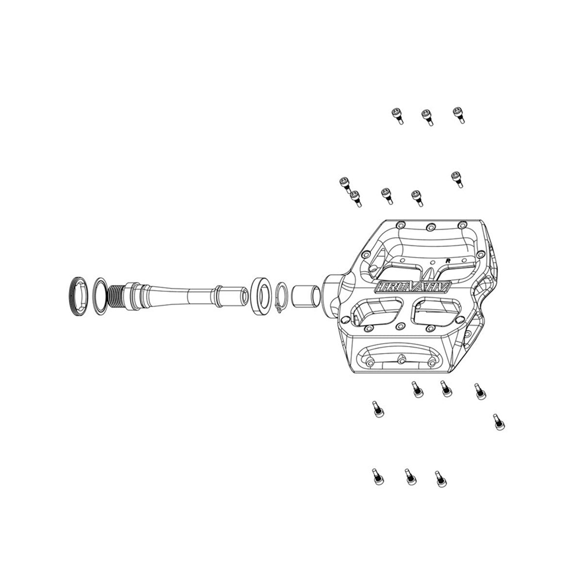 SRAM TRUVATIV PEDAL WASHERS CROMO (2 PCS)