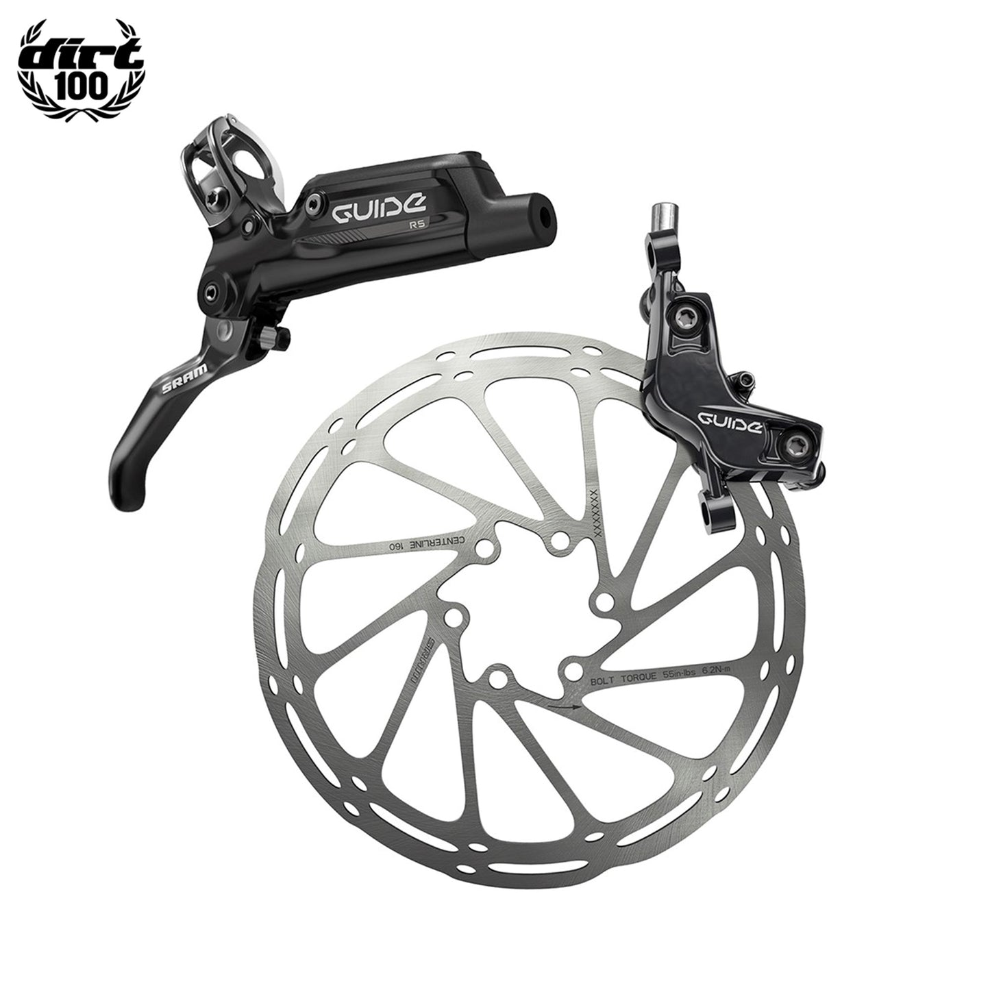 SRAM BRAKE GUIDE RE - GLOSS BLACK (REACHE-MTB) GUIDE LEVER CODE 4PISTON CALIPER (ROTOR/BRACKETSOLD SEPARATELY) A1