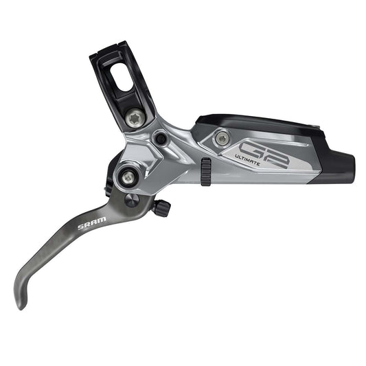 SRAM BRAKE G2 ULTIMATE - GREY - CARBON LEVER, TI HARDWARE, REACH, SWINGLINK, CONTACT, (INCLUDES MMX CLAMP, ROTOR/BRACKET SOLD SEPARATELY) A2