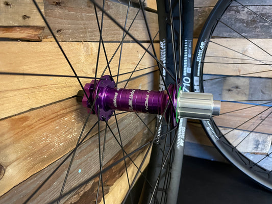(Slam69Built) DT BR710 / Hope Pro 4 - Fatbike Custom Built Wheelset (Purple Hubs)