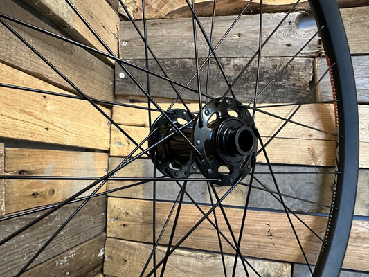 (Slam69built) DT Swiss EX 471 26" / Halo MT2 Front Boost Hub Front Wheel (Black/Black)