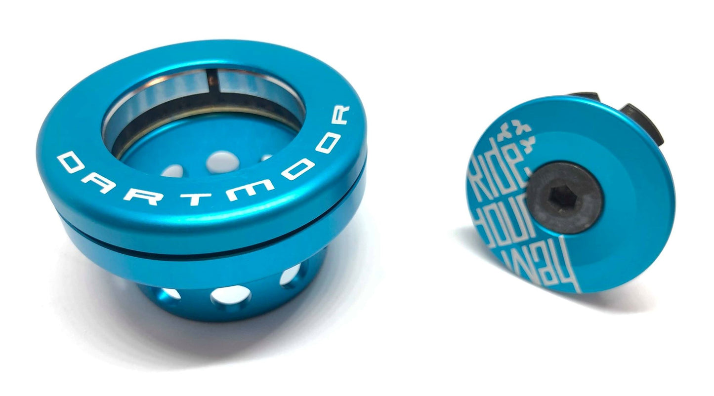 Dartmoor Top Headset - Upper Cup IS42/28.6 or EC34/28.6 (Turquoise)