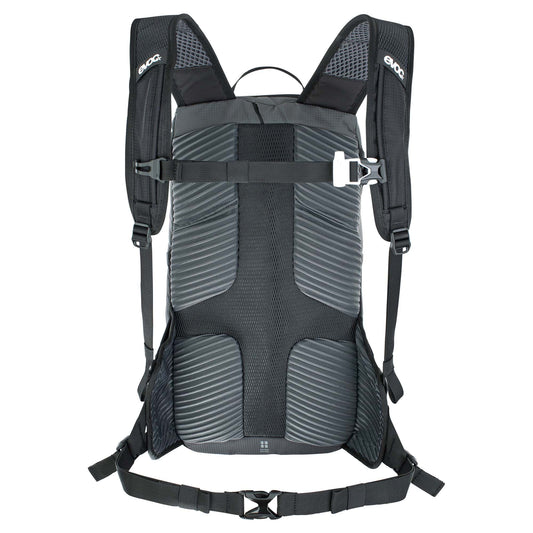 EVOC RIDE PERFORMANCE BACKPACK 12L + 2L BLADDER - CARBON GREY/BLACK