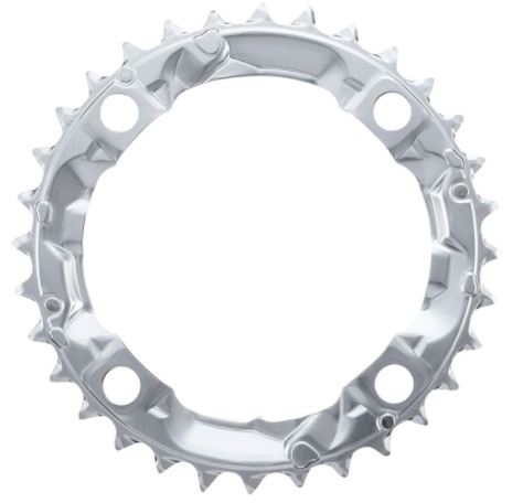Shimano FC-M410 chainring 32T - silver