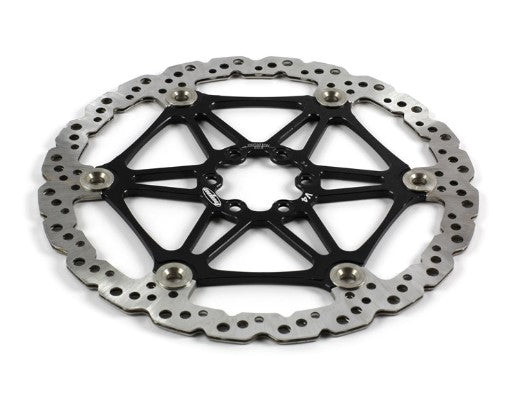 Hope V4 Vented Floating Disc Rotor - 6 Bolt - Black