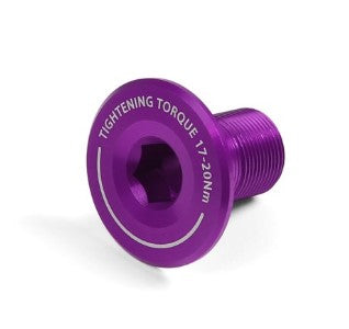 Hope Crankset Shaft End Cap - Purple