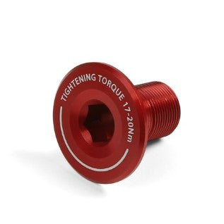 Hope Crankset Shaft End Cap - Red