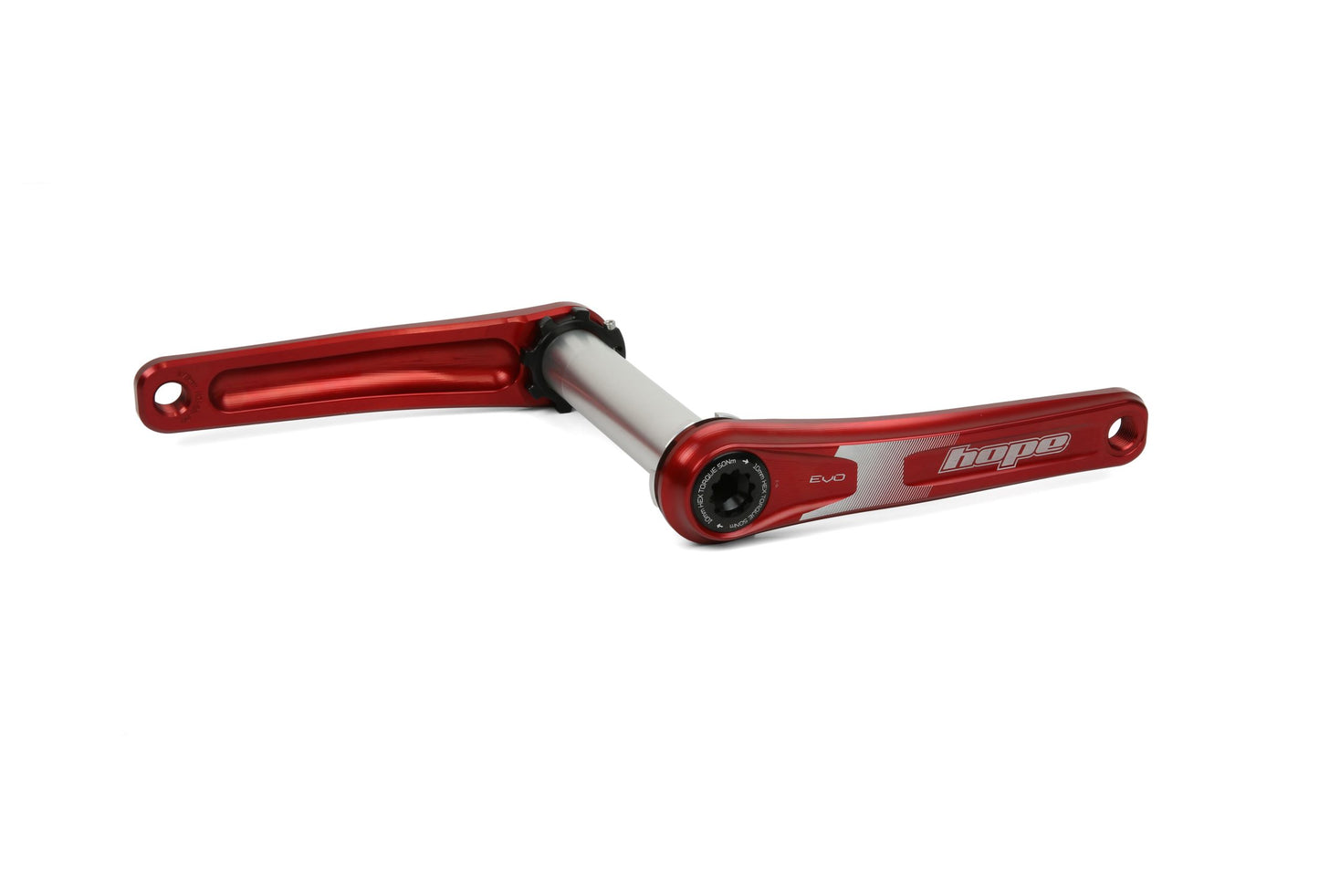 Hope EVO Crankset No Spider - 100mm FatBike - Red