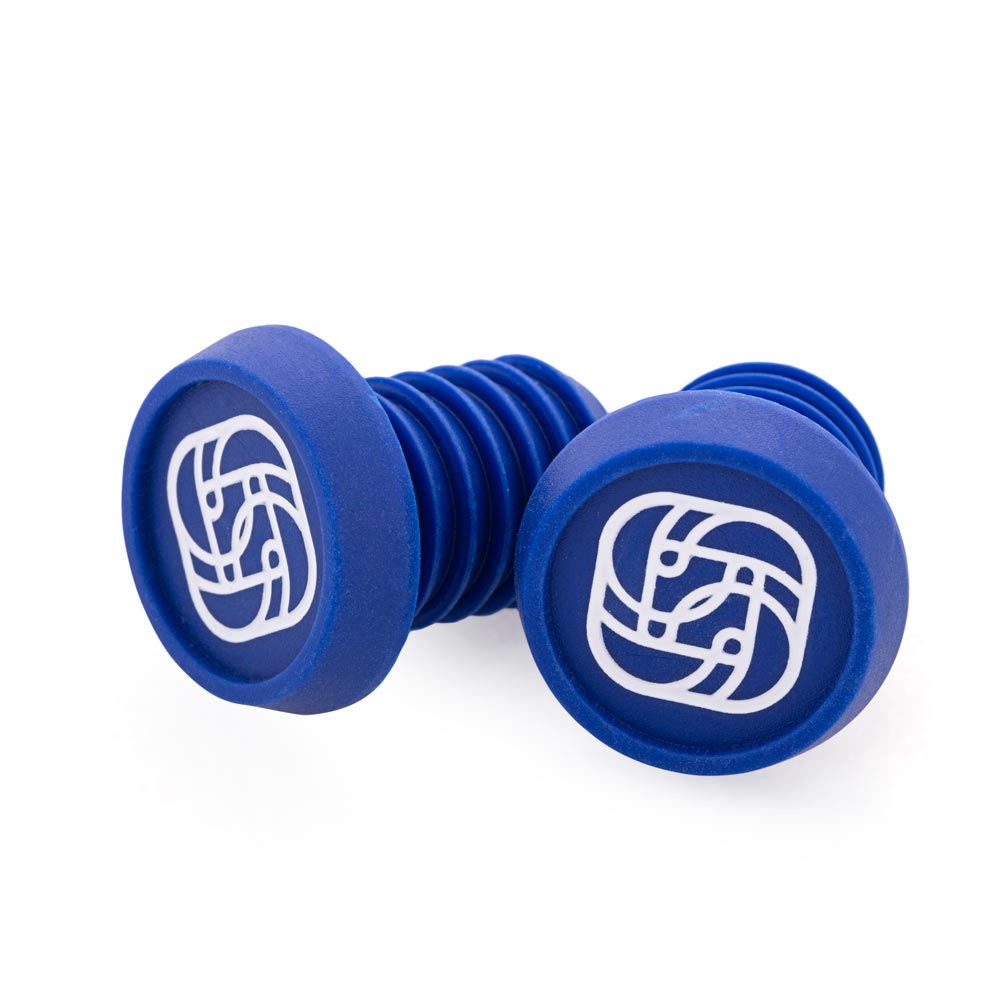 Gusset BMX Push-In plugs - Bar Ends (Pair) - Blue