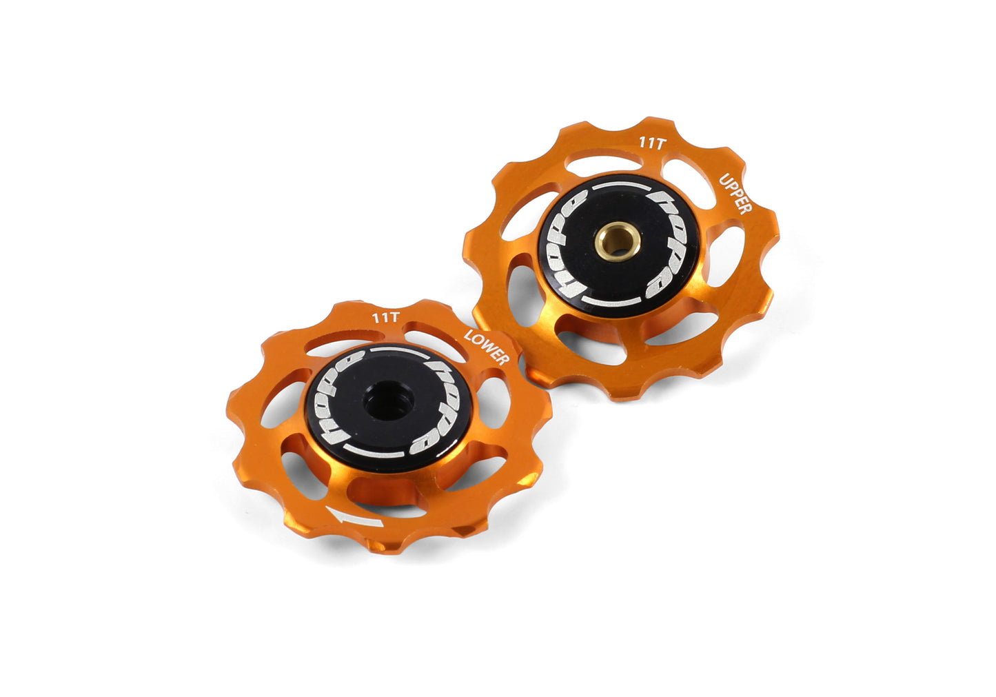 Hope 11 Tooth Jockey Wheels - Pair Orange