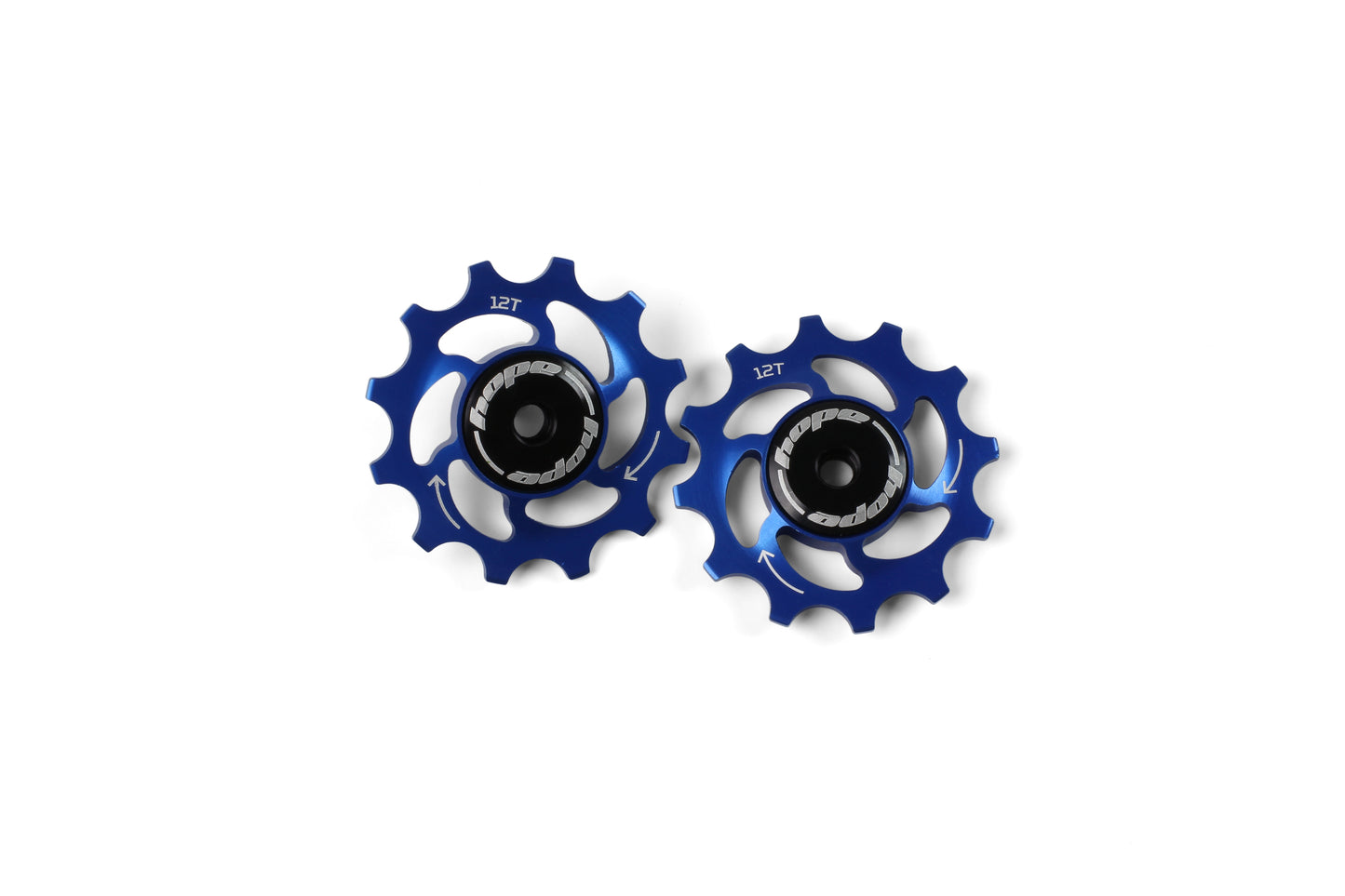 Hope 12 Tooth Jockey Wheels - Pair Blue