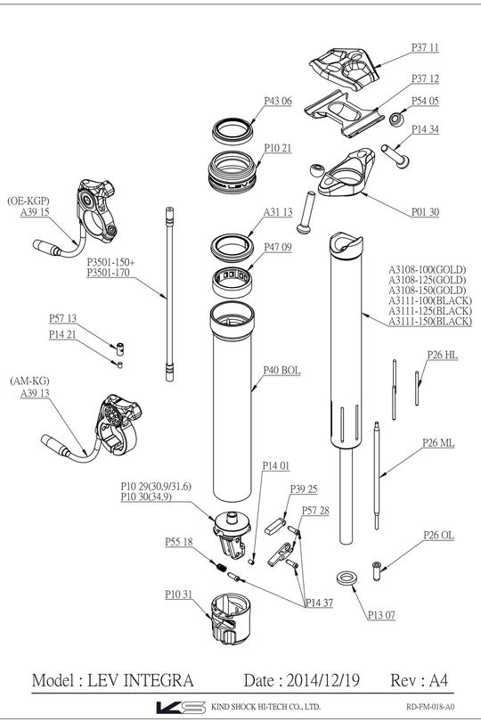 KS Seat Clamp Bolt Washer - Dropper Post Spares (P3117)
