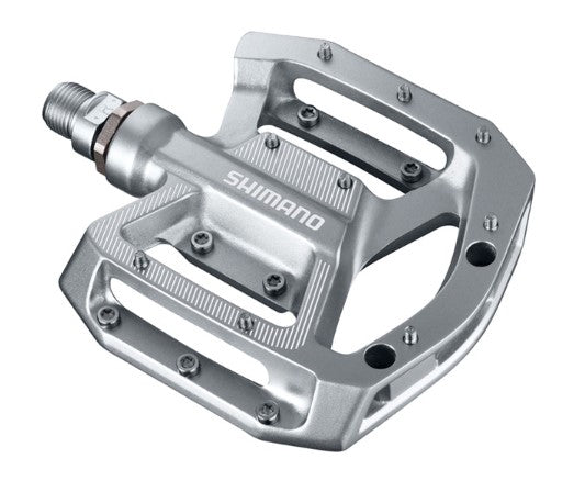 Shimano PD-GR500 MTB flat pedals, silver