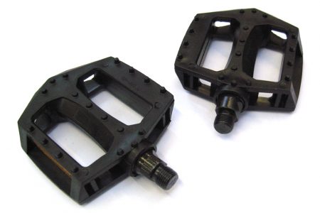 PLATFORM RESIN PEDALS – BLACK 1/2 INCH (PAIR)