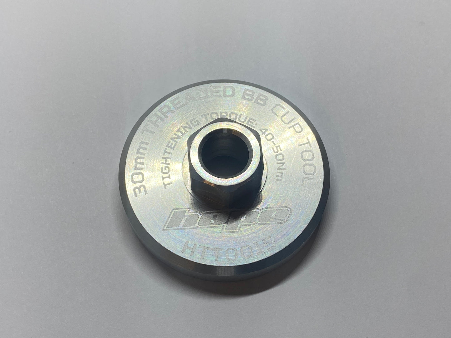Hope 30mm Threaded BB Cup Tool - Silver