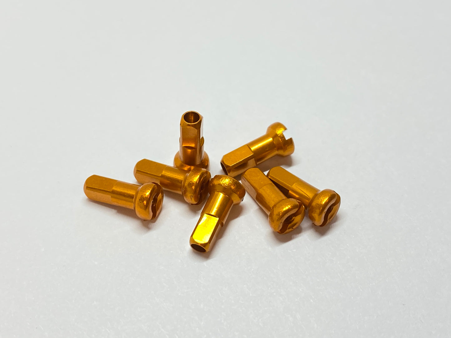 Halo Alloy Race Nipples - 14g x 12mm Coloured Spoke Nipples (50 pk)