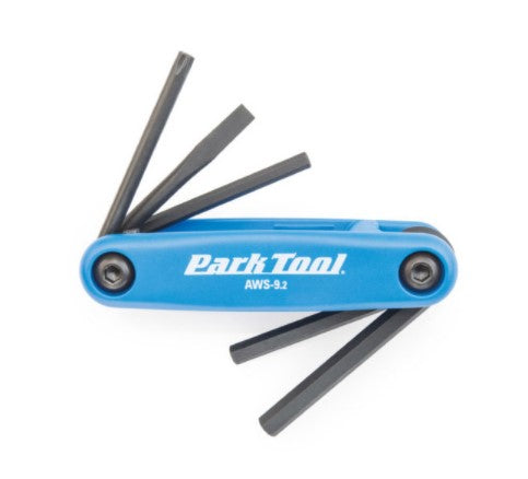 Park Tool AWS-9.2 - Fold-Up Hex Wrench and Screwdriver Set