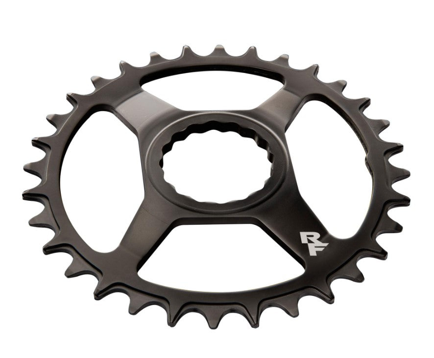 Race Face Narrow/Wide Single Steel Cinch Chainring Black - 28T, 30T, 32T