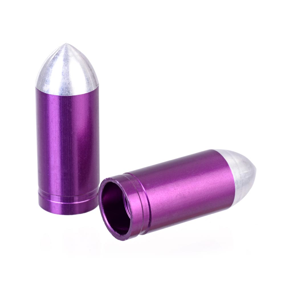ID Schrader Bullet Valve Caps (Pair)