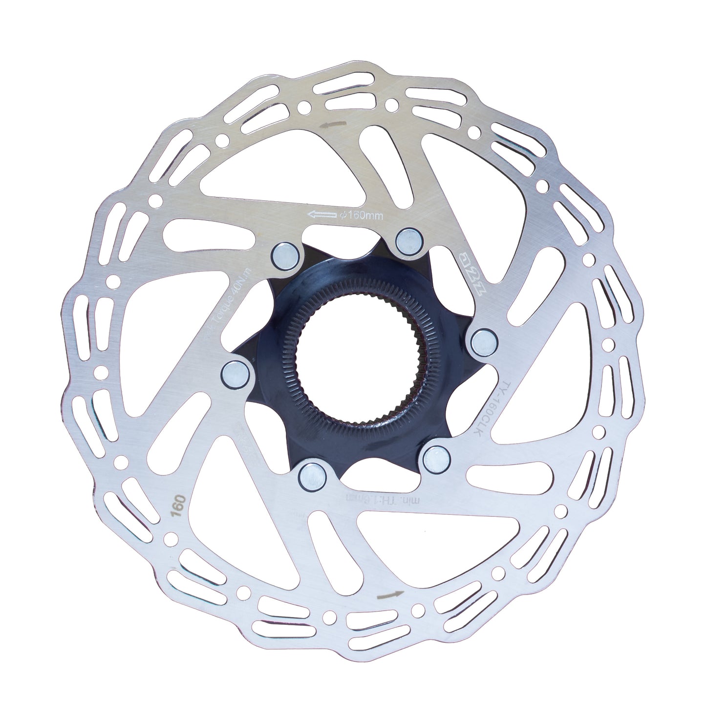 A2Z TEPPAN YAKI CENTERLOCK DISC ROTOR - BLACK