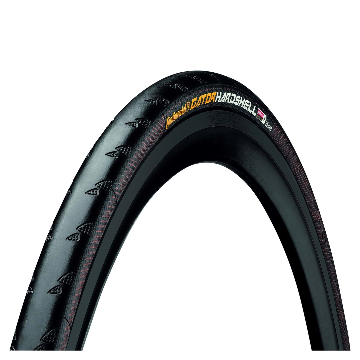 CONTINENTAL GATOR HARDSHELL TYRE - FOLDABLE: BLACK/BLACK 700X25C