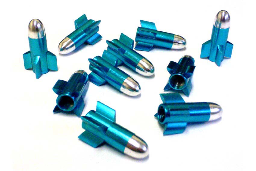 Alloy Rocket Valve Caps Schrader Dust Caps – Slam69