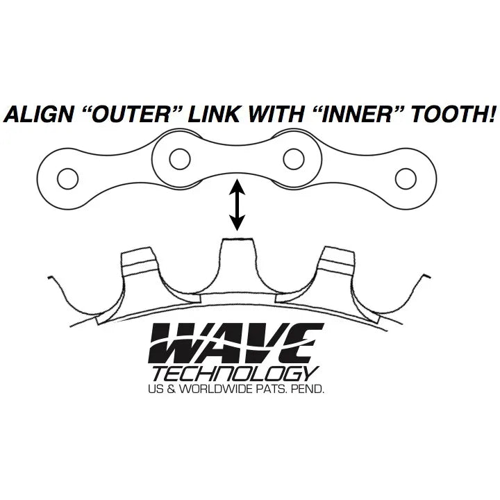 PRAXIS MTB 1X 104BCD WAVE TECH Chain Ring