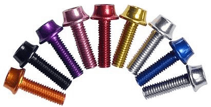 Water bottle cage outlet screws