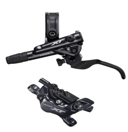 Shimano BR-M8120/BL-M8100 DEORE XT 4 pot bled brake lever/post mount calliper