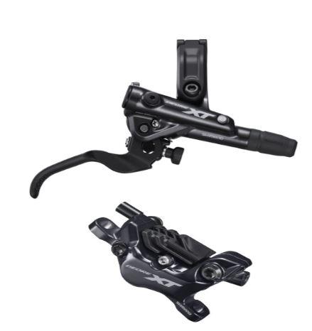 Shimano BR-M8120/BL-M8100 DEORE XT 4 pot bled brake lever/post mount calliper
