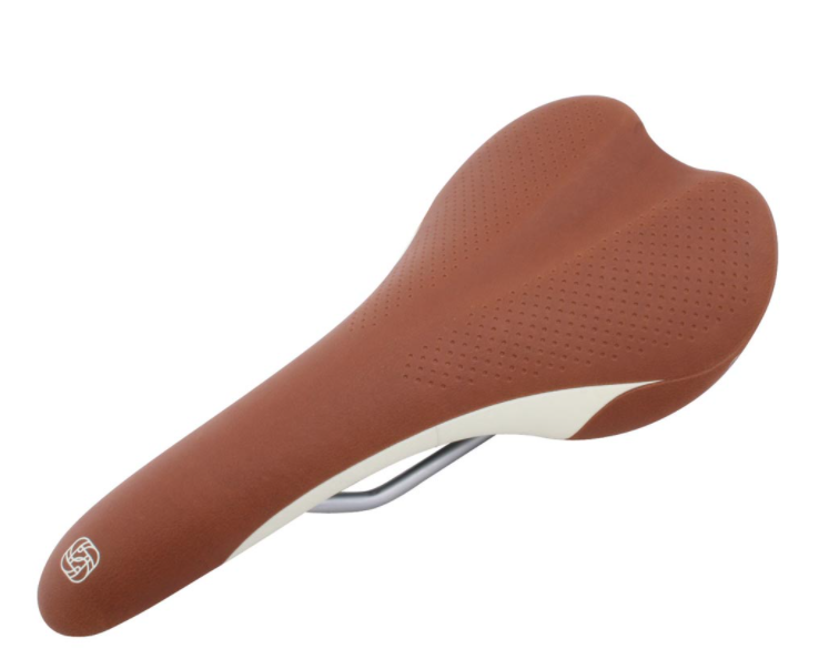 Gusset R-Series Saddle - Brown/Cream