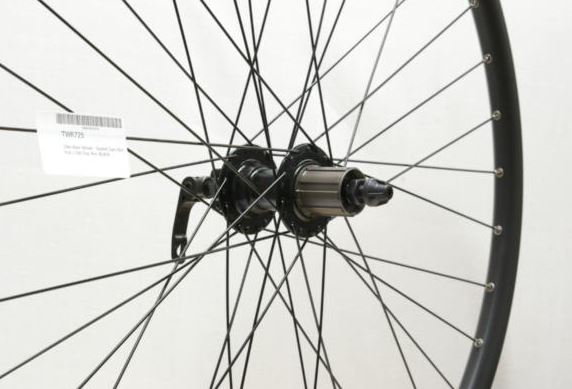 29ER REAR WHEEL – SEALED CASS DISC HUB / DW DISC RIM BLACK