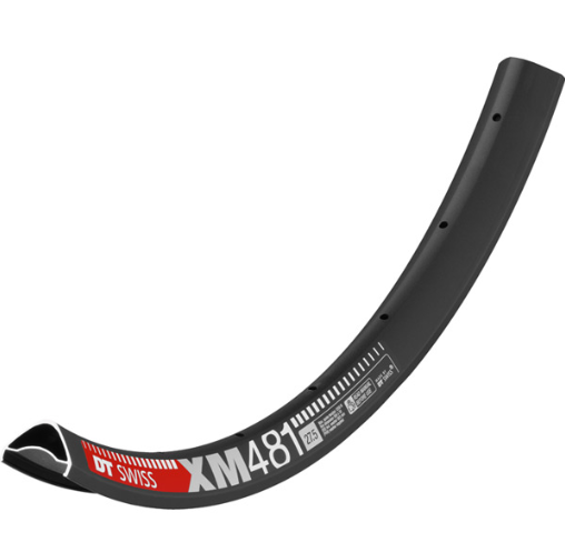 DT Swiss XM 481 SBWT disc-specific 32 hole Presta-drilled black - 27.5 inch