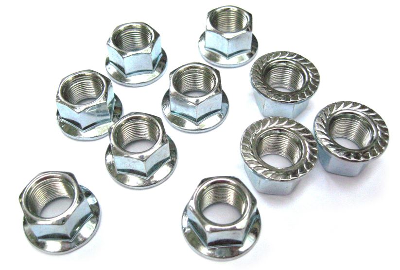 FLANGED 14MM WHEEL NUT (EACH)