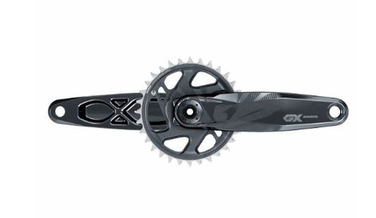 SRAM CRANK GX EAGLE BOOST 148 DUB 12S WITH DIRECT MOUNT 32T X-SYNC 2 CHAINRING (DUB CUPS/BEARINGS NOT INCLUDED)