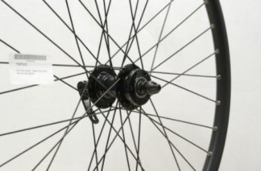 26″ FRONT WHEEL – SEALED DISC HUB / DW DISC RIM BLACK