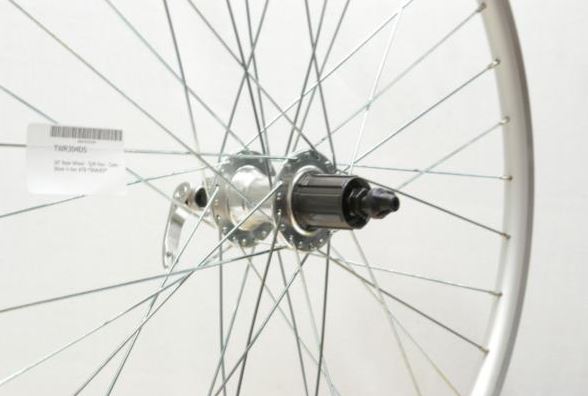 D2O 26″ REAR WHEEL – Q/R DISC – CASS – SILVER V-SEC ATB