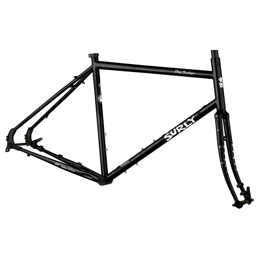 Surly Disc Trucker Frameset - Black (Hi-Viz Black)