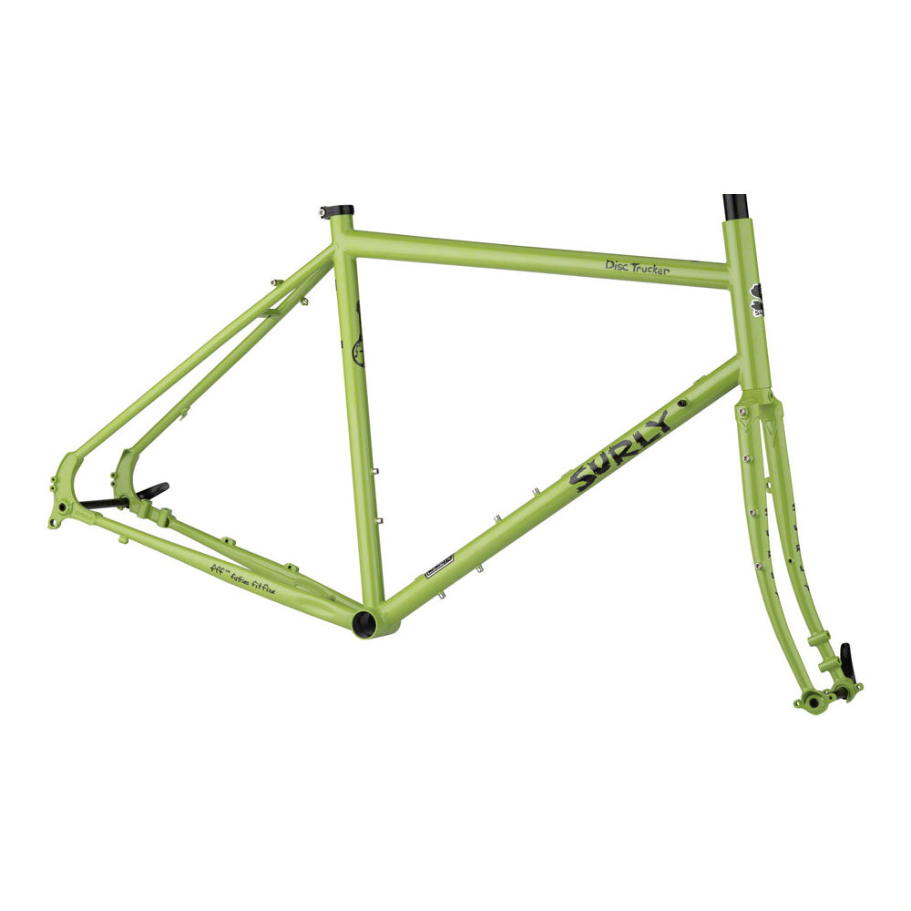 Surly Disc Trucker Frameset - Green (Pea Lime Soup)