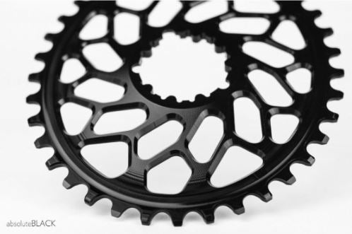 Absolute Black Sram Direct Mount BB30 Oval Ring N/W (0mm Offset)