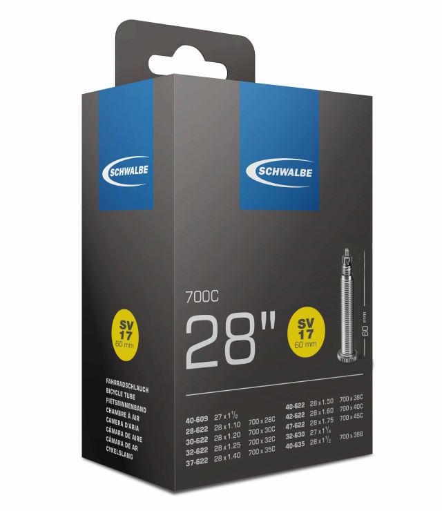 Schwalbe SV17 700c Innertubes (Presta Valve) 700 x 28-45c 50mm Valve
