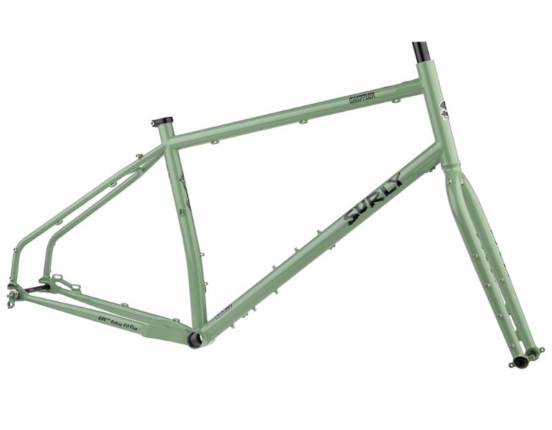 Surly Grappler Frameset - Green (Sage Green)