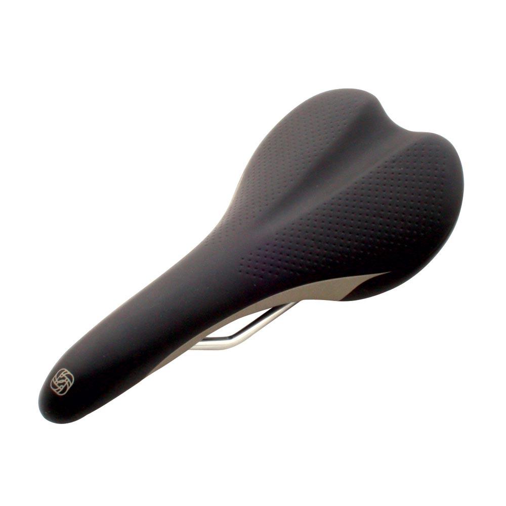 Gusset R-Series Saddle - Black Grey