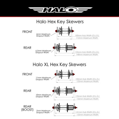 Halo XL Hex Key Skewers