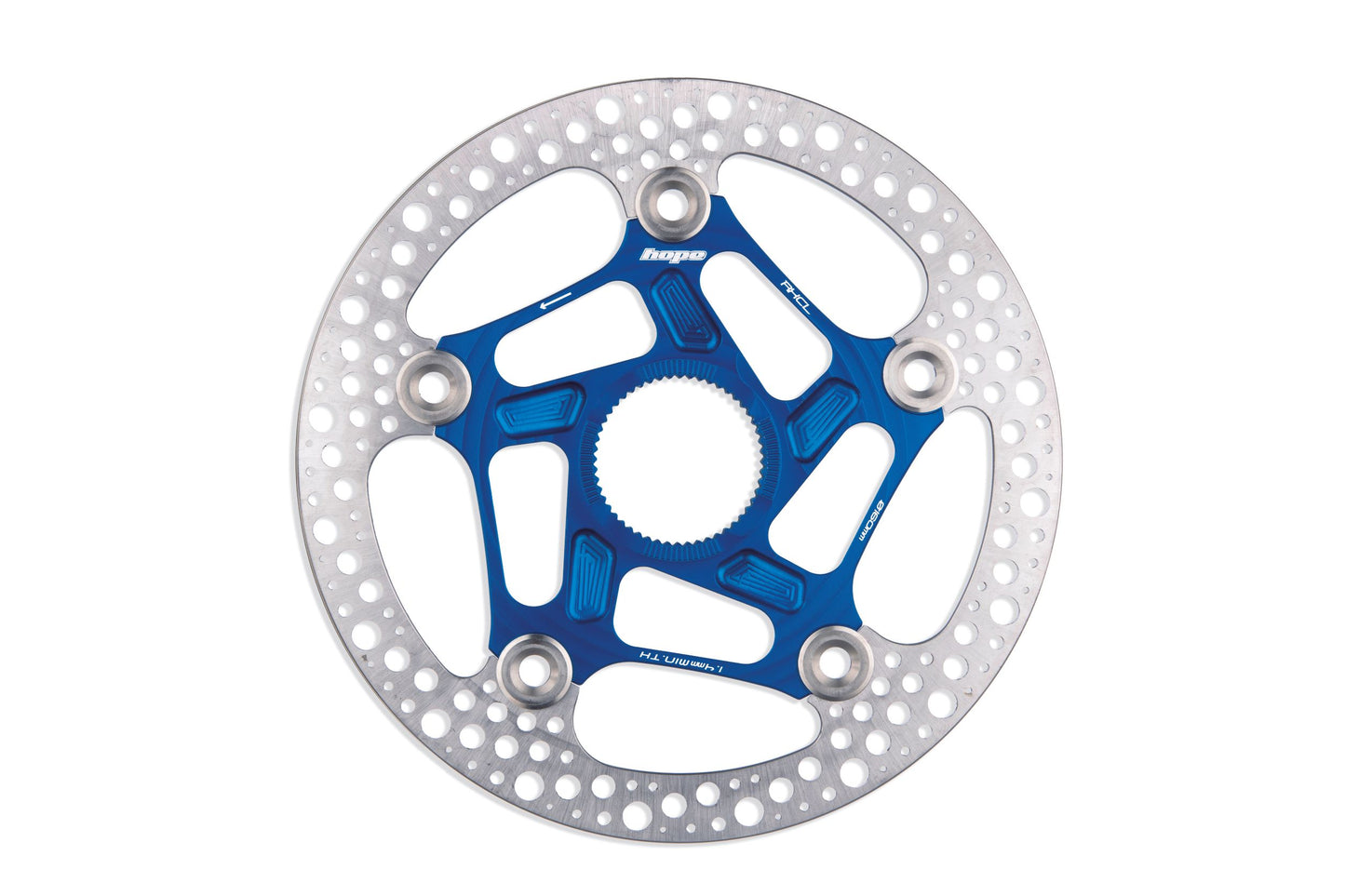 Hope RX Centre Lock Disc - 160mm - BLUE