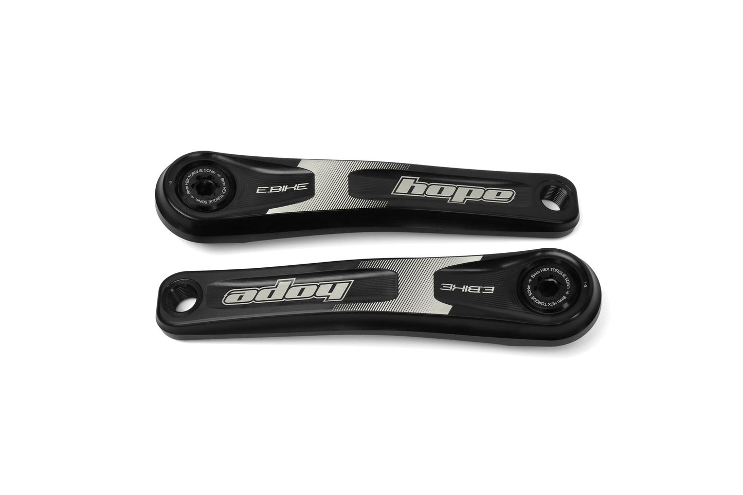 Hope E-Bike Crankset - Standard Offset - Black