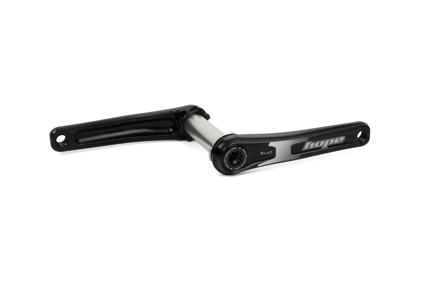 Hope EVO Crankset No Spider - 73mm Wide - Black