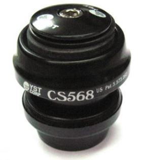 YST 1 1/8″ STEEL A-HEAD SET – BLACK